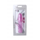 Розовая насадка с нежными шипами - 13,5 см. - Toyfa Basic - в Благовещенске купить с доставкой