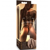 Коричневый мастубратор-вагина Nicole s Kitty - Blush Novelties - в Благовещенске купить с доставкой