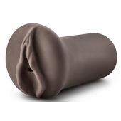 Коричневый мастубратор-вагина Nicole s Kitty - Blush Novelties - в Благовещенске купить с доставкой