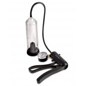 Вакуумная мужская помпа с датчиком давления Pro-Gauge Power Pump - Pipedream - в Благовещенске купить с доставкой