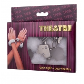 Наручники с белой меховой опушкой - ToyFa - купить с доставкой в Благовещенске