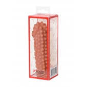 Телесная насадка на фаллос с бугорками KOKOS Extreme Sleeve 10 - 15,8 см. - KOKOS - в Благовещенске купить с доставкой