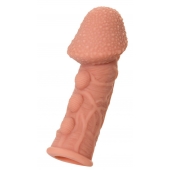 Насадка на фаллос с пузыриками, венками и ребристостью KOKOS Extreme Sleeve 09 - 12,7 см. - KOKOS - в Благовещенске купить с доставкой
