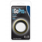 Черно-желтое силиконовое эрекционное кольцо Silicone Go Pro Cock Ring - Blush Novelties - в Благовещенске купить с доставкой