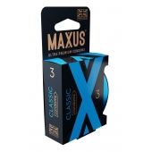 Классические презервативы в железном кейсе MAXUS Classic - 3 шт. - Maxus - купить с доставкой в Благовещенске