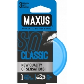 Классические презервативы в железном кейсе MAXUS Classic - 3 шт. - Maxus - купить с доставкой в Благовещенске