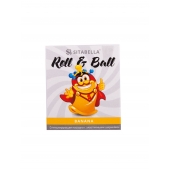 Стимулирующий презерватив-насадка Roll   Ball Banana - Sitabella - купить с доставкой в Благовещенске