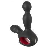 Черный вибромассажер простаты с нагревом и ротацией Prostate Plug - 14,5 см. - Orion - в Благовещенске купить с доставкой
