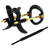 Черно-золотистый экстендер для пениса Sex Expert - Sex Expert - в Благовещенске купить с доставкой