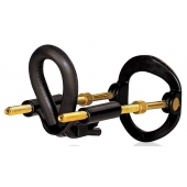 Черный экстендер-растяжитель пениса - Sex Expert - в Благовещенске купить с доставкой