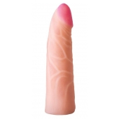 Фаллическая насадка на трусики харнесс - 17,5 см. - LOVETOY (А-Полимер) - купить с доставкой в Благовещенске