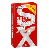 Утолщенные презервативы Sagami Xtreme Feel Long с точками - 10 шт. - Sagami - купить с доставкой в Благовещенске