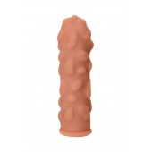 Телесная реалистичная насадка KOKOS Extreme Sleeve 11 с дополнительной стимуляцией - 12,7 см. - KOKOS - в Благовещенске купить с доставкой