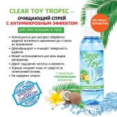 Очищающий спрей для игрушек CLEAR TOY Tropic - 100 мл. - Биоритм - купить с доставкой в Благовещенске
