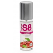 Смазка на водной основе S8 Flavored Lube со вкусом вишни - 125 мл. - Stimul8 - купить с доставкой в Благовещенске