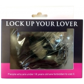 Черные меховые наручники Love с ключиками - Baile - купить с доставкой в Благовещенске