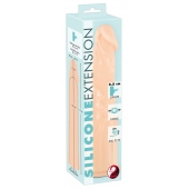 Телесная насадка-удлинитель Silicone Extension - 19 см. - Orion - в Благовещенске купить с доставкой
