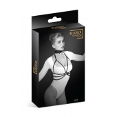 Черная упряжь на грудь Julia - Bijoux Pour Toi - купить с доставкой в Благовещенске