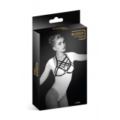 Черная упряжь на грудь Clara - Bijoux Pour Toi - купить с доставкой в Благовещенске