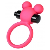 Розовое виброкольцо на пенис A-Toys - A-toys - в Благовещенске купить с доставкой