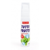 Гель-смазка Tutti-frutti со вкусом сладкой мяты - 30 гр. - Биоритм - купить с доставкой в Благовещенске