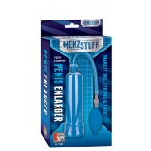 Синяя вакуумная помпа MENZSTUFF PENIS ENLARGER - Dream Toys - в Благовещенске купить с доставкой