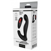 Черный вибромассажер простаты SWIRLING P-PLEASER - Dream Toys - в Благовещенске купить с доставкой