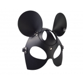 Черная кожаная маска  Мышка - Sitabella - купить с доставкой в Благовещенске