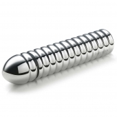 Рельефный фаллос для интенсивного электросекса Groovey George - 20 см. - MyStim - купить с доставкой в Благовещенске