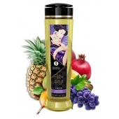 Массажное масло Libido Exotic Fruits с ароматом экзотических фруктов - 240 мл. - Shunga - купить с доставкой в Благовещенске