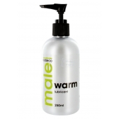 Лубрикант с согревающим эффектом MALE Cobeco Warm Lubricant - 250 мл. - Cobeco - купить с доставкой в Благовещенске