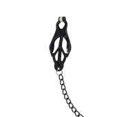 Зажимы на соски Darkside с цепочкой - Lola Games - купить с доставкой в Благовещенске