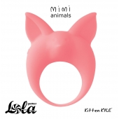 Оранжевое эрекционное кольцо Kitten Kyle - Lola Games - в Благовещенске купить с доставкой