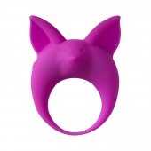 Фиолетовое эрекционное кольцо Kitten Kyle - Lola Games - в Благовещенске купить с доставкой