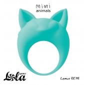 Зеленое эрекционное кольцо Lemur Remi - Lola Games - в Благовещенске купить с доставкой