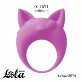 Фиолетовое эрекционное кольцо Lemur Remi - Lola Games - в Благовещенске купить с доставкой