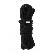 Черная веревка для шибари DELUXE BONDAGE ROPE - 5 м. - Dream Toys - купить с доставкой в Благовещенске