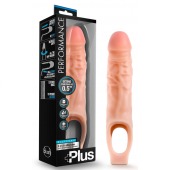 Телесный реалистичный фаллоудлинитель 9 Inch Silicone Cock Sheath Penis Extender - 22,86 см. - Blush Novelties - в Благовещенске купить с доставкой