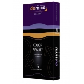 Разноцветные презервативы DOMINO Colour Beauty - 6 шт. - Domino - купить с доставкой в Благовещенске