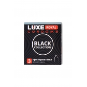 Черные презервативы LUXE Royal Black Collection - 3 шт. - Luxe - купить с доставкой в Благовещенске