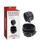 Черные наручники Surrender Wrist Restraints - Chisa - купить с доставкой в Благовещенске