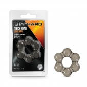 Дымчатое эрекционное кольцо Stay Hard Thick Bead Cock Ring - Blush Novelties - в Благовещенске купить с доставкой