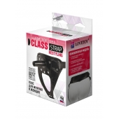 Черный пояс для насадок CLASS STRAP Restyling - LOVETOY (А-Полимер) - купить с доставкой в Благовещенске