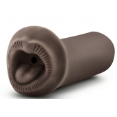 Коричневый мастурбатор-ротик Naughty Nicole - Blush Novelties - в Благовещенске купить с доставкой