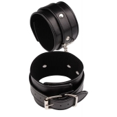 Черные оковы Classic Ankle Cuffs - Chisa - купить с доставкой в Благовещенске