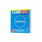 Текстурированные презервативы LUXE Royal Exotica - 3 шт. - Luxe - купить с доставкой в Благовещенске