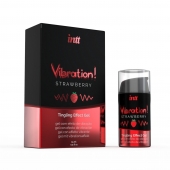 Жидкий интимный гель с эффектом вибрации Vibration! Strawberry - 15 мл. - INTT - купить с доставкой в Благовещенске