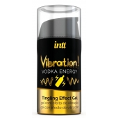 Жидкий интимный гель с эффектом вибрации Vibration! Vodka Energy - 15 мл. - INTT - купить с доставкой в Благовещенске