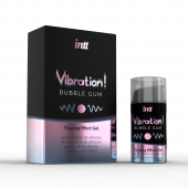 Жидкий интимный гель с эффектом вибрации Vibration! Bubble Gum - 15 мл. - INTT - купить с доставкой в Благовещенске