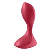 Красный вибромассажёр простаты Satisfyer Backdoor Lover - 14 см. - Satisfyer - в Благовещенске купить с доставкой